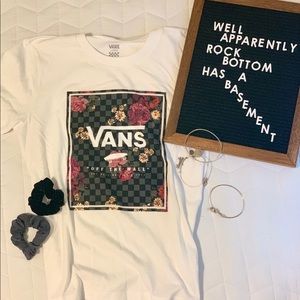 Vans - Checkered Floral Tee